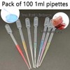 Pipette Plastic Pipette Dropper for Transferring Liquids, Resins, Crafts, Essential