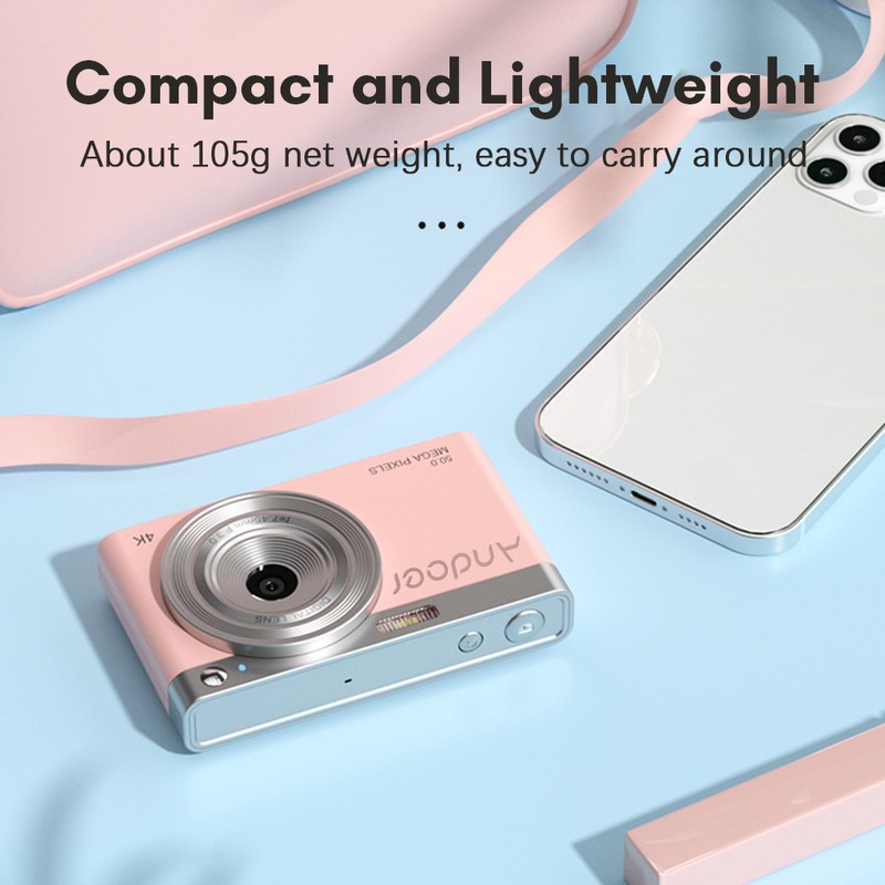 Kids Digital Camera 4K 50MP HD Digital Camera 16X Digital