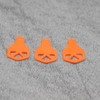ULEIVA 3 Pcs Replacement Keys Orange Compatible with USM Haller
