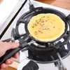 Egg Frying Pan Even Heating Versatile Ergonomic Heat Resistant Anti