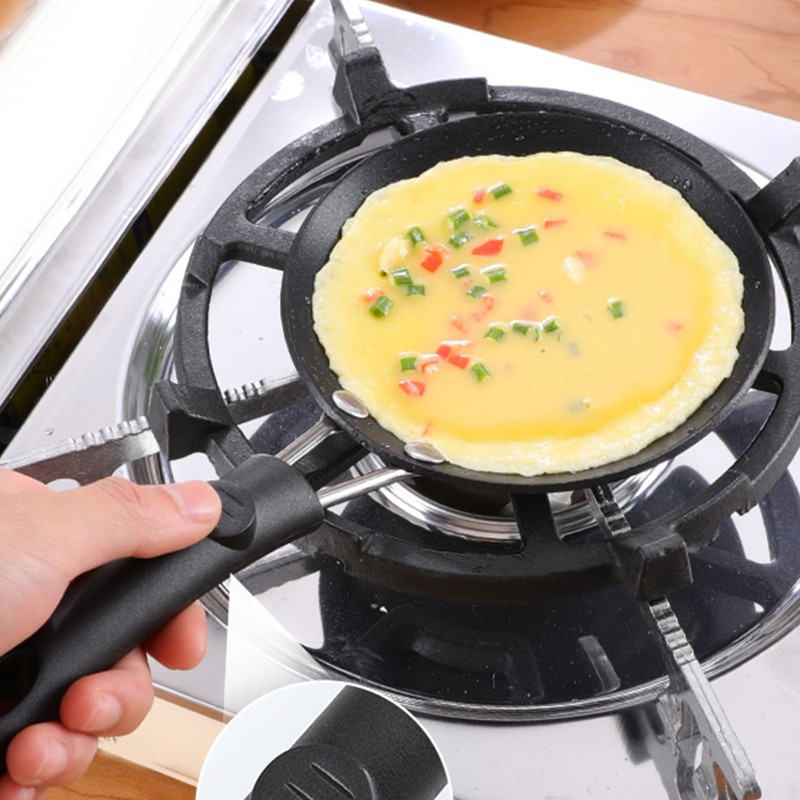 Egg Frying Pan Even Heating Versatile Ergonomic Heat Resistant Anti