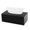 Acrylic Tissue Box Holder, PITBVO Rectangular Shiny Black Tissue Box