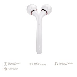 GESKE SmartAppGuided™ Sonic Facial & Body Roller 4 in 1 Derma Roller Device for Face and Body Dermaroll Professional Face Roller Tightens and Defines Body and Face