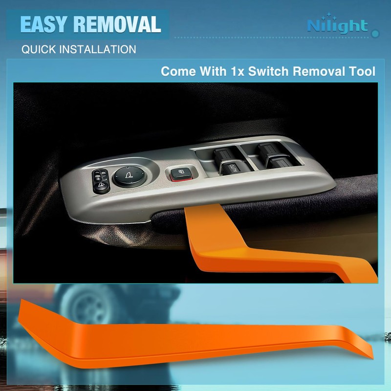 Nilight Power Master Window Switch Compatible with 2001 2002 2003
