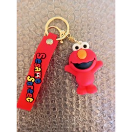 MUPPETS "ELMO"  KEYCHAIN / BACKPACK CLIP -PVC 3D -NEXT DAY SHIPPING