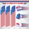 3 Pcs Patriotic USA Feather Flag 2.5 x 12 ft