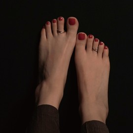 Gelato Factory Solar Gel Paddy Strips, Tint Red, 1 Piece / 젤라또팩토리 솔라젤 패디스트립, 틴트레드, 1개