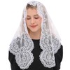 Spanish Mantilla White Women's Church Head Covering Veil Latin Catholic
