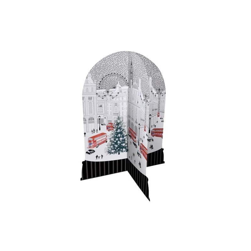 3D Christmas Advent Calendar with 24 Windows - London
