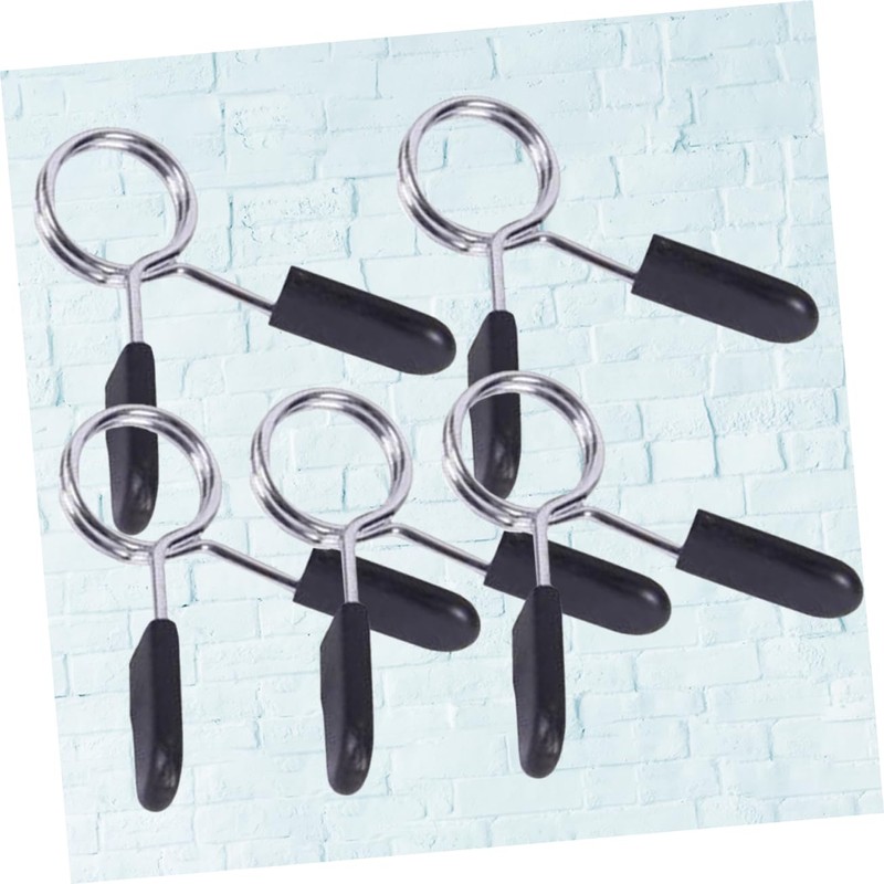 TOVINANNA Barbell Spring Clip Collars Dumbbell Lock Collars 27mm Clamps