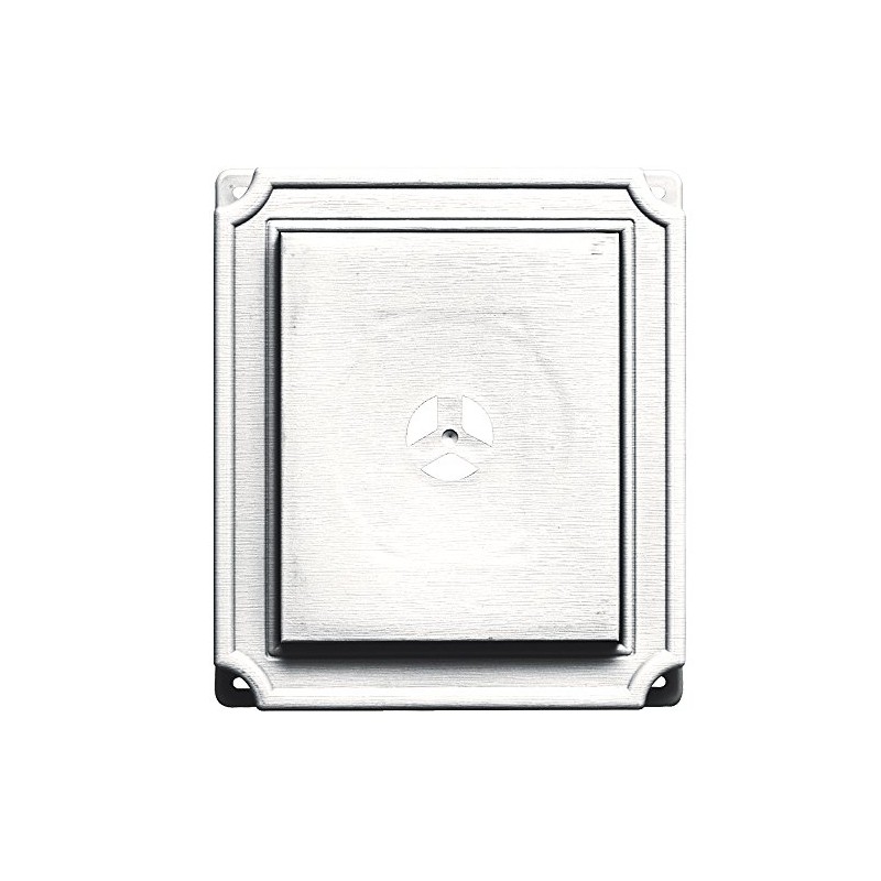 Builders Edge 130110001117 Scalloped Mounting Block 117, Bright White