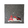 texpot Tablecloth 85 x 85 cm Embroidery Snowman Winter Christmas