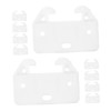 TEHAUX 20pcs Crab Shaped Drawer Guides Durable Plastic Drawer Slides
