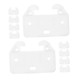 TEHAUX 20pcs Crab Shaped Drawer Guides Durable Plastic Drawer Slides for Dresser Cabinets Easy Installation Secure Attachment Compatibility for Kitchen Bedroom Office