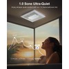 GROWNEER Bathroom Exhaust Fan with Light, 35W Exhaust Fan with