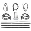 NEWZQ Set of 17 Door Tailgate Weatherstripping Seal Kit Replacement