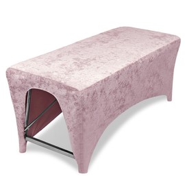 Lash Bed Foam Topper Cover, Massage Table Cover, Ergonomic Curved Mattress Topper Cover for Beauty Salon