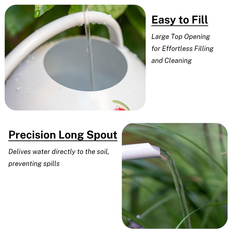 Metal Small Watering Can for Indoor Outdoor Plants, Pretty Water