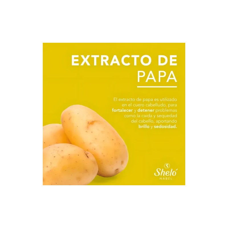 2 Piezas Gel De Papa Para Cabello Anti Canas Sheló