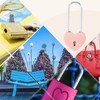 PATIKIL 3.9 Inch Love Locks Heart Padlock with Key Set,