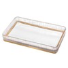 Nicole Miller - Vanity Tray, Glass Countertop Accessories, Dorm Room