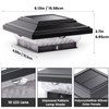 SIEDiNLAR 4x4 Solar Post Lights 50 Lumens 2 Modes, Post