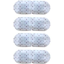 Antifaz de Vapor para Ojos 4 Piezas de Tela Púrpura para Aliviar Fatiga y Estrés Uso Diario para Relajación