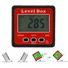 Digital Level Box Accurate Magnetic Portable Size Protractor Inclinometer for