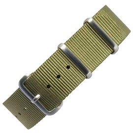 Time+ NATO G10 Ballistic Nylon Watch Strap, Military Band