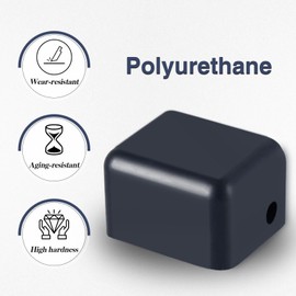 FUSCH Blue Bumper Hood Rest Bushings Short Bolt-on Compatible with Peterbilt 330 1995-1999 357 377 1987-2000 379 pre-2000 385 Replace#: 13-03510