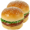 Kisangel 2pcs Realistic Simulation Burger Model Artificial Bread for Boys