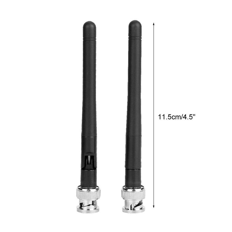 Antena UHF, 2PCS Antena UHF con Conector BNC para Receptor