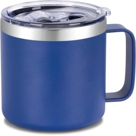 VEGOND 14 oz Insulated Stainless Steel Travel Coffee Mug with Handle, Double Wal