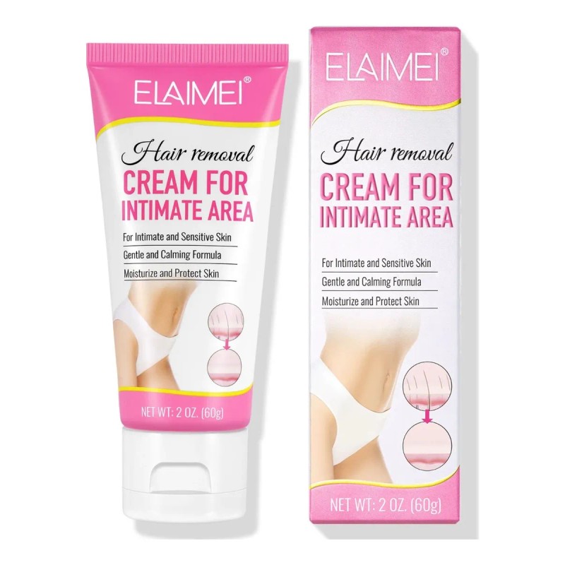 Crema Depiladora Suave Con La Piel Areas Intimas Sin Dolor
