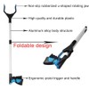 Long Handled Picker, 33" Foldable Rotating Grabber Reacher Gripper Tool,