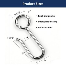 Set of 25 Universal Curtain Track Rollers Hooks, Ceiling Mount Curtain Track Pulley Set, 25 Pcs Metal S Hooks & 25 Pcs Plastic Rollers Gliders, Carrier Hook for Straight Bendable Track