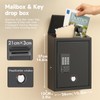DiDiHere Mailbox with Electronic Lock, Locking Mail Boxes for House,