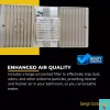 Filter Tekquest / Rush Hampton CA-90 Exhaust Fan Louver with