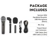 Samson Q2U USB/XLR Dynamic Microphone Recording and Podcasting Pack (Black)