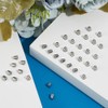 Beebeecraft 1 Box 50Pcs Screwback Earring Backs 316L Stainless Steel
