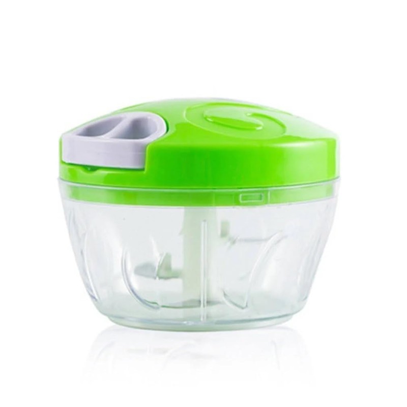 Kitchen Essential Chopper, Pull String Portable Vegetable and Fruit Cutter