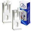 Aluminium Radiator Brackets 90 x 32 mm Made of High-Strength