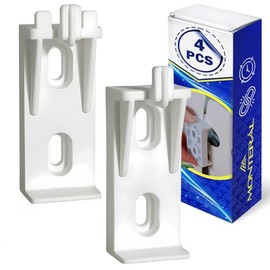 Aluminium Radiator Brackets 90 x 32 mm Made of High-Strength Plastic Pack of 4 MONTERAL