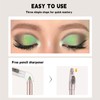 Green Shimmer Eyeshadow Pencil, Metallic Green Cream Eye Shadow Stick,