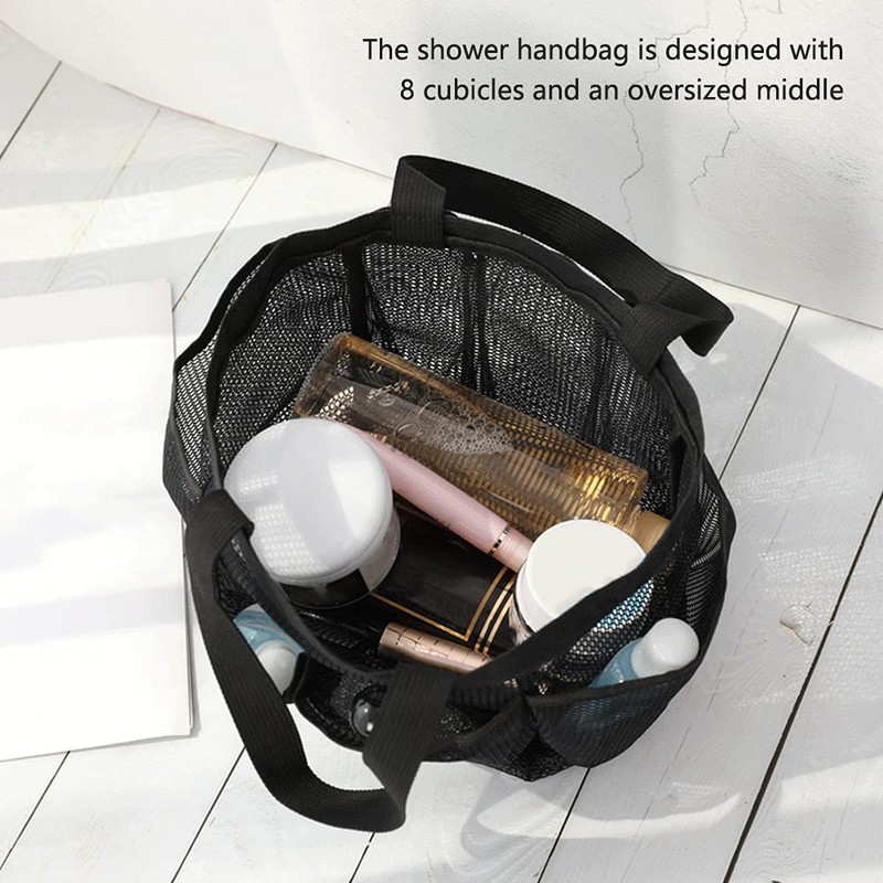FUYGRCJ Mesh Shower Caddy Tote, Quick Dry Portable Tote Hanging