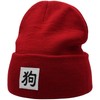 55cube Red Beanie Chinese Zodiac Dog - 5 Elements Brings