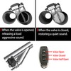 Peastorm Electric Exhaust Cutout 2.5 Inch with Elbow Muffler Valvetronic