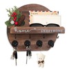 Key Holder for Wall Key Hooks Wall Mounted with Dried
