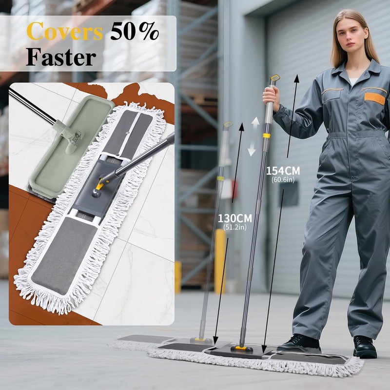 Masthome 36" Commercial Mop, Heavy Duty Industrial Floor Mop with