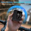 Gaethra Mini Digital Bicycle Pump, 130 PSI, 10 x 8